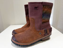 Sorel Damen Winterstiefel Leder & Textil – Grösse 38.5