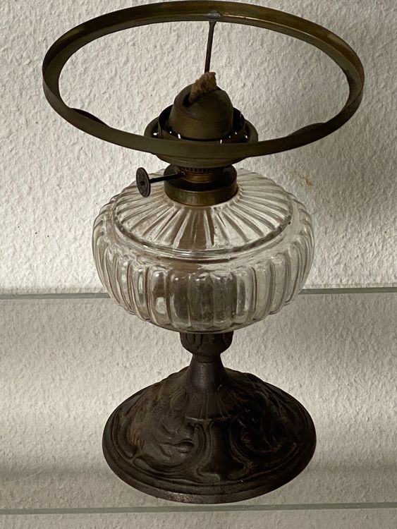 Thous Winds Glas-Schirm Für Petroleumlampe - Hitzebeständiger Ersatzschirm In Grau Für Luminara Mini Öllampe