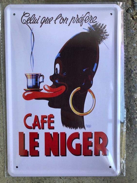 Affiche Vintage Café Le Niger – Poster 40x60cm – Reproduction HQ