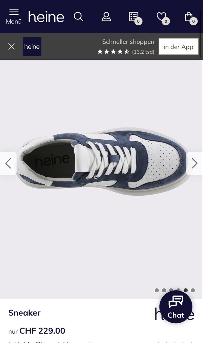 Heine Scarpe da donna: Ledersneakers Gr.40 – Usato da St. Gallen venduto da _aai18 5