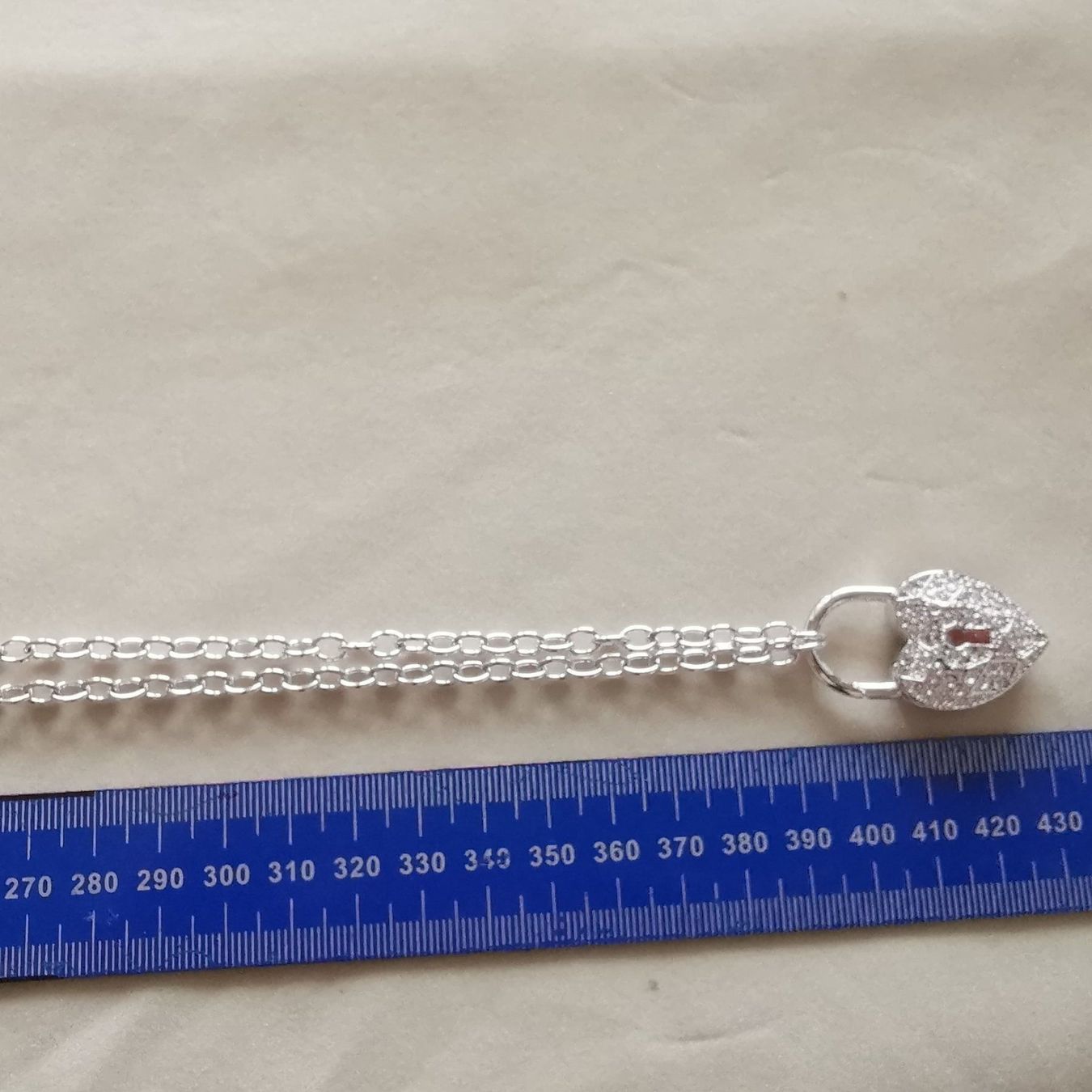 Swarovski Catenine: Swarovski Kette Schlösschen Kristalle – Nuovo (secondo la descrizione) da Zürich venduto da Yourgoodbuy 9
