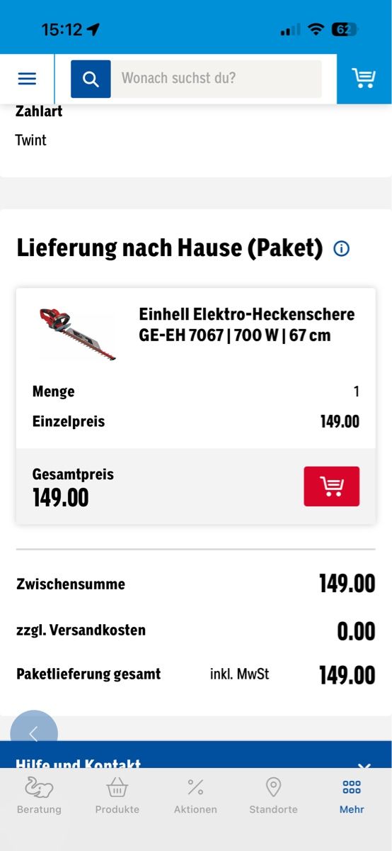 Einhell Tutti gli attrezzi: Einhell GE-EH 7067 Hedge Trimmer – Nuovo e nell'imballaggio originale da Thalwil venduto da ric_j75l 1