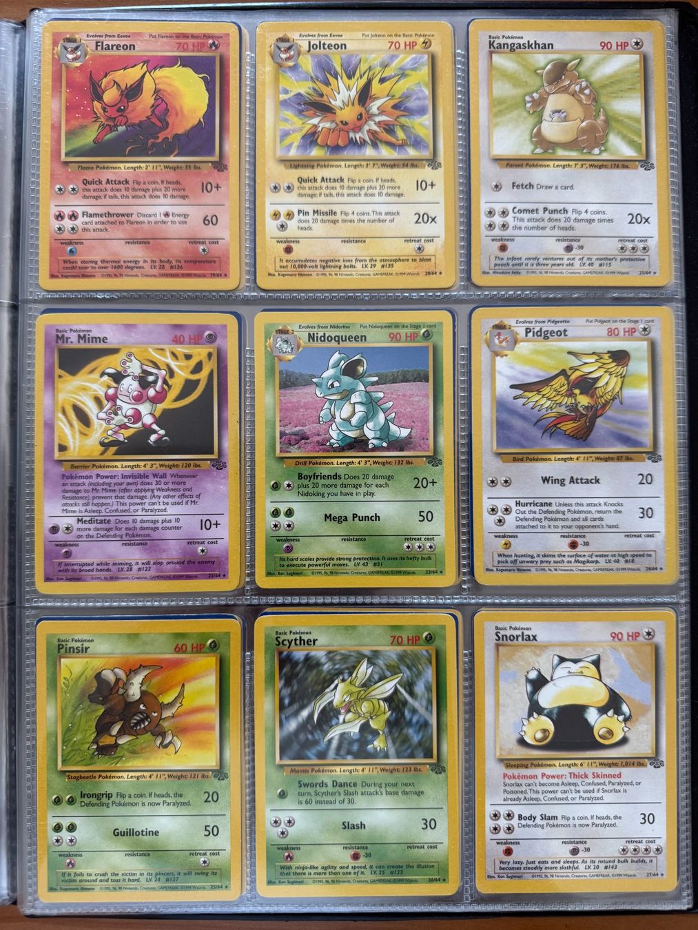 Pokémon Carte collezionabili: Complete Pokémon Jungle 1999 Collection – Usato da Lausanne venduto da laminas 2