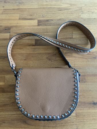 Martina K. Handtasche, neuwertig, cognacfarben für den Herbs