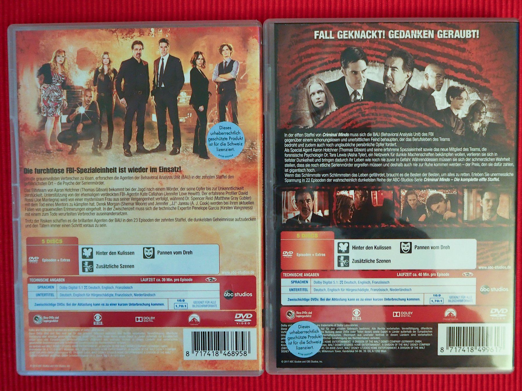 Tutti i DVDs: Criminal Minds / Staffel 1 - 11 – Usato da Chur venduto da dluli 6