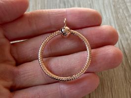Pandora O Pendant Kettenanhänger GROSS Roségold 💝 Neuwertig