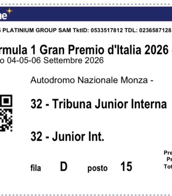 Billets: Formel 1 Grand Prix Ticket – Neuf avec emballage d'origine à Reinach AG par ale_hk2t 2
