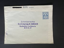 Privat Ganzsache ca. 1907 mit Ziffermarke Eindruck (V453)