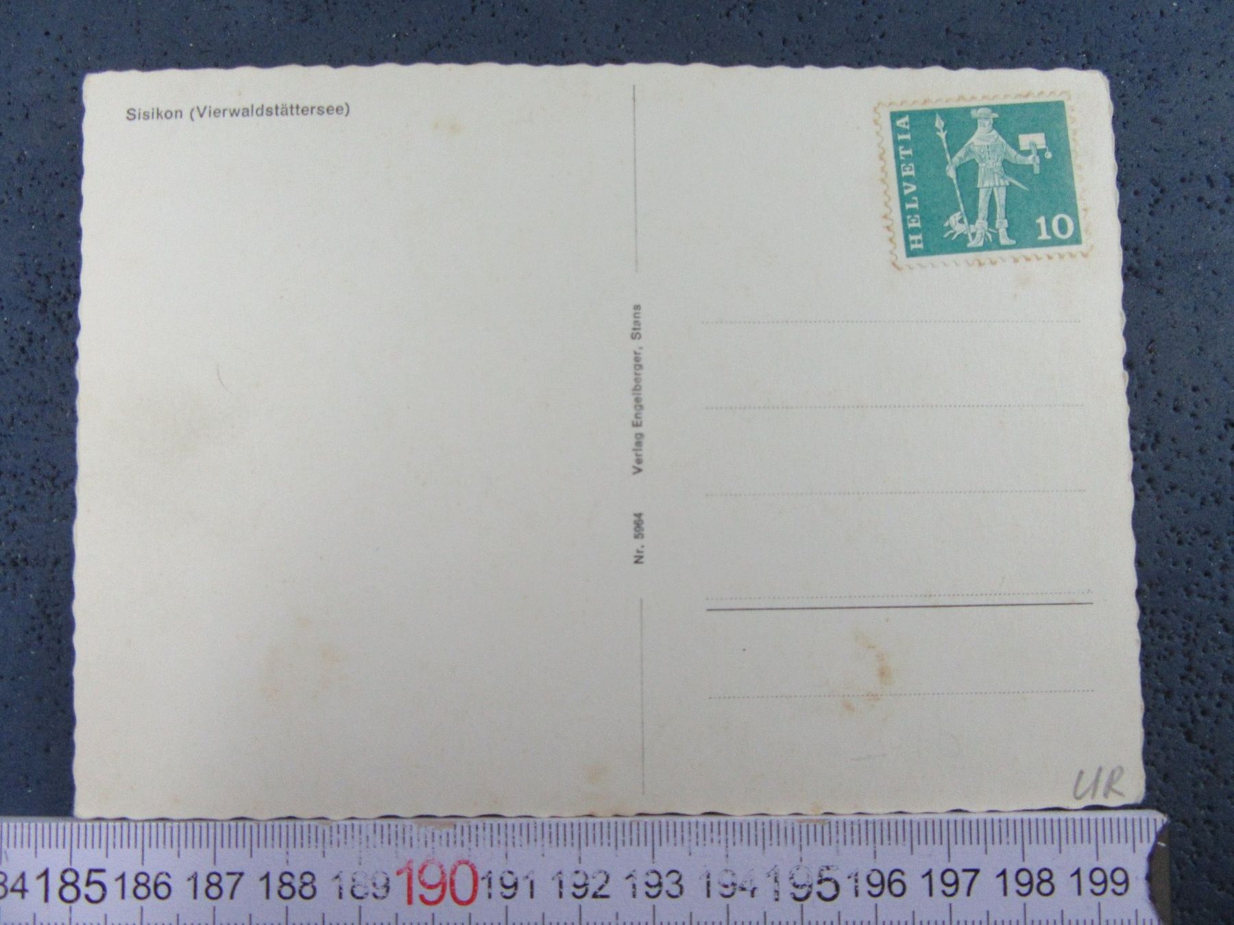 Cartoline postali: SISIKON URI AK BESTOSSEN BUG – Usato da Ettingen venduto da Hausi4711 1