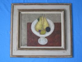 ***** Tableau "Les poires jaunes"   1958  Georges GIRARD