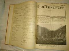 Libri: Bulletin CFF / Reliure de 1927 – Usato da Cortaillod venduto da signep 7