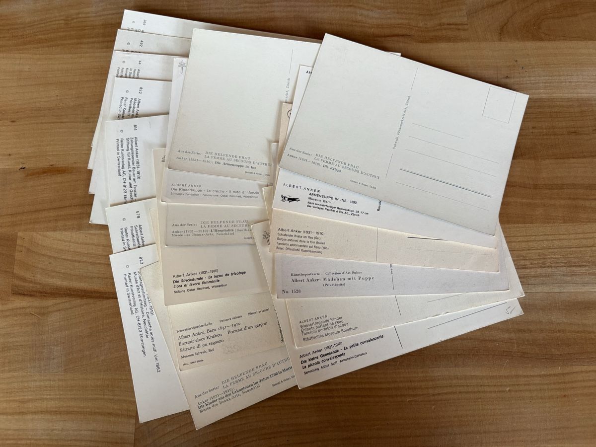 Ansichtskarten: AK Sammlung von Albert Anker – Gebraucht aus Rümlang von Kartenpost1 2