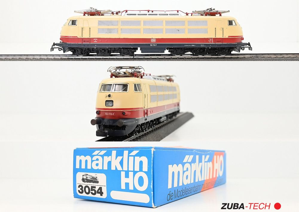 HEL223) Märklin 3054 H0 AC E-Lok BR 103 113-7 der DB, OVP - Modellbahn Rhein-Main