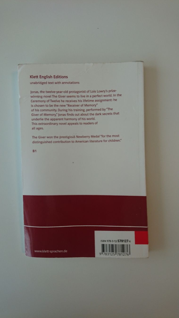 Libri: The Giver Englisch buch – Usato da Bäretswil venduto da jos_qk78 1