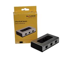 DELOCK 2 Port RJ45 Switch