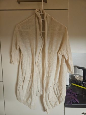 Cremeweisser Cardigan Benetton One Size