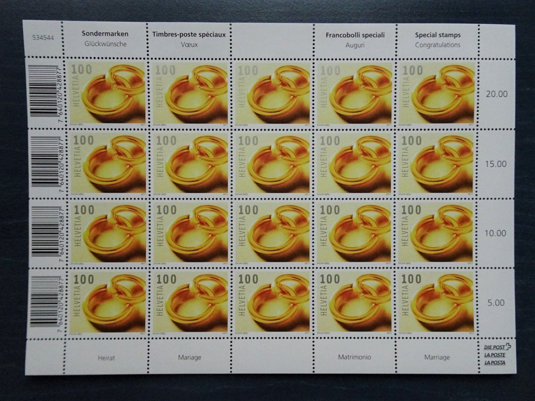 Alle Briefmarken: 2011* – Neu (gemäss Beschreibung) aus Aadorf von Chnorli-Furz