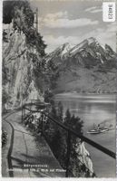 Bürgenstock - Felsenweg mit Lift u. Blick auf Pilatus