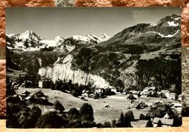 1976 - WENGEN mit Breithorn - Berner Oberland - Grossformat