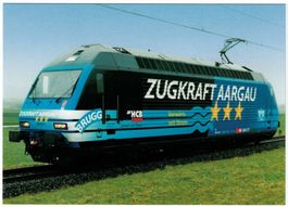 SBB Re 460 034-2 Werbelok Zugkraft Aargau