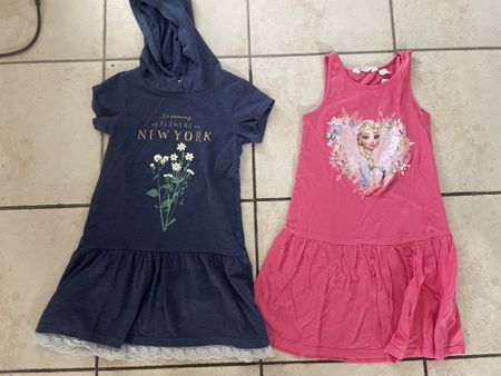 2 neu/neuwertige H&M Frozen Sommerröckli Gr.122/128