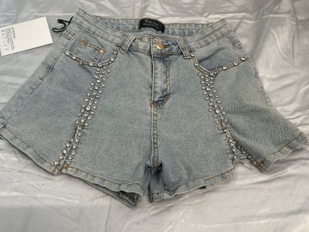 Sexy Shorts Jeans Kurze Hose mit Strass Gr S NEU