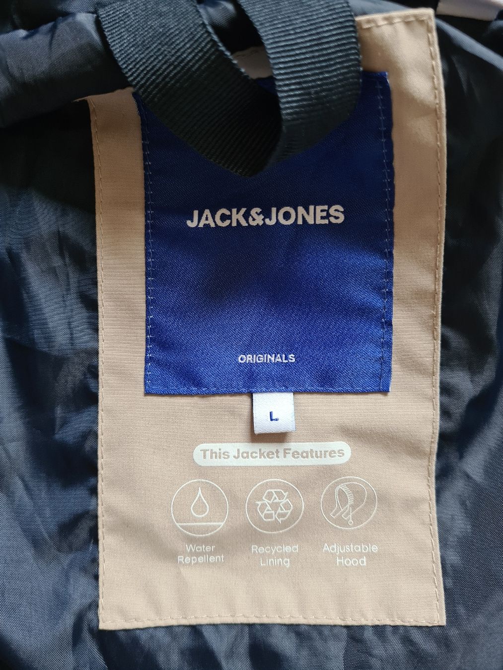 Jack & Jones Giacche: Jack & Jones Übergangsjacke, Beige, Grösse L – Usato da Zürich venduto da MaLa8057 3