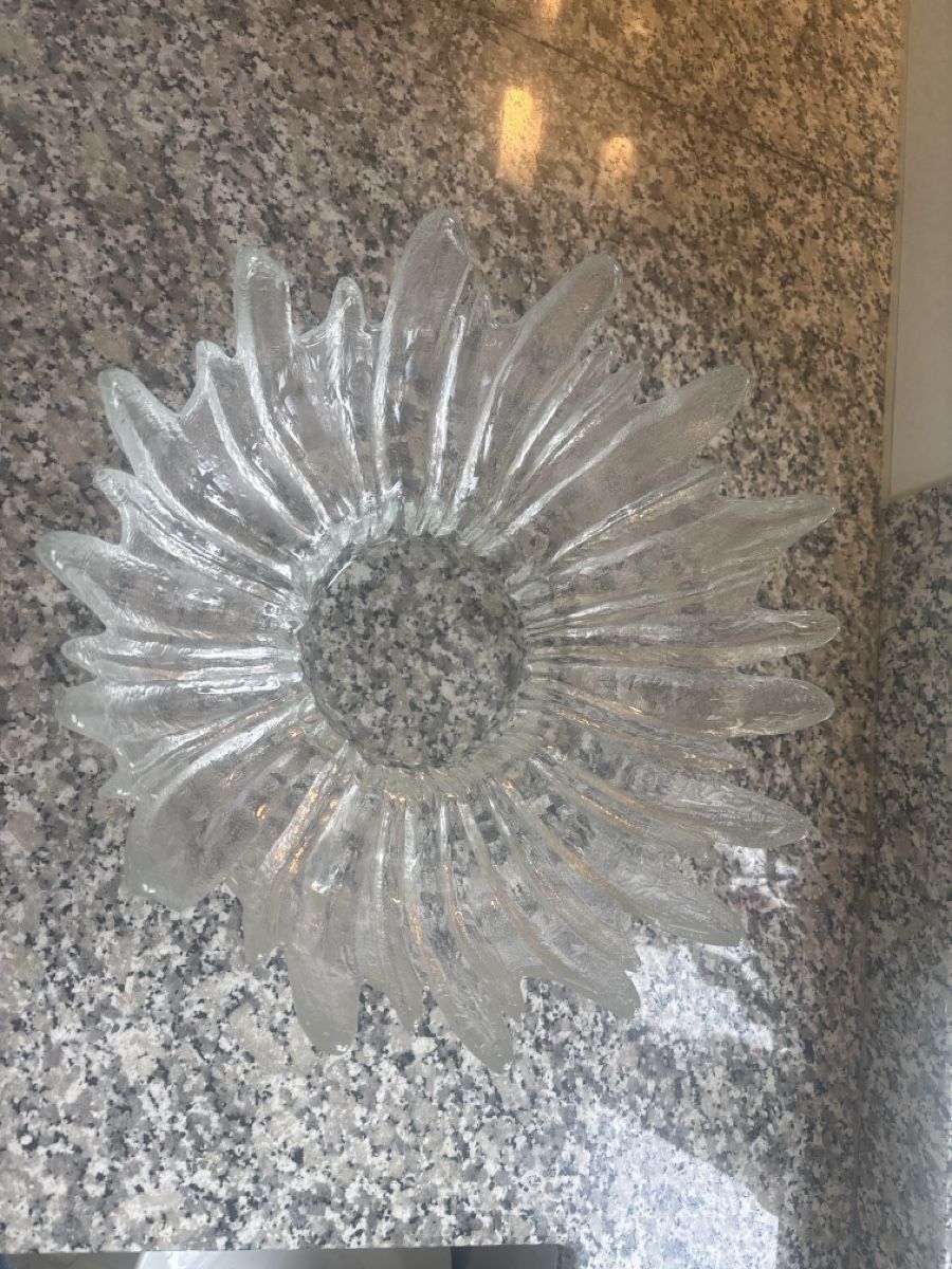 Bicchieri: Schöne Glasschale im Blumendesign – Usato da rheineck venduto da Neshi06 2