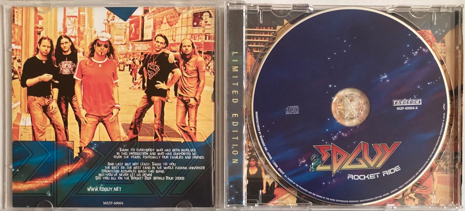 CDs: EDGUY - ROCKET RIDE – Gebraucht aus Poliez-Pittet von Newtown-Records 3