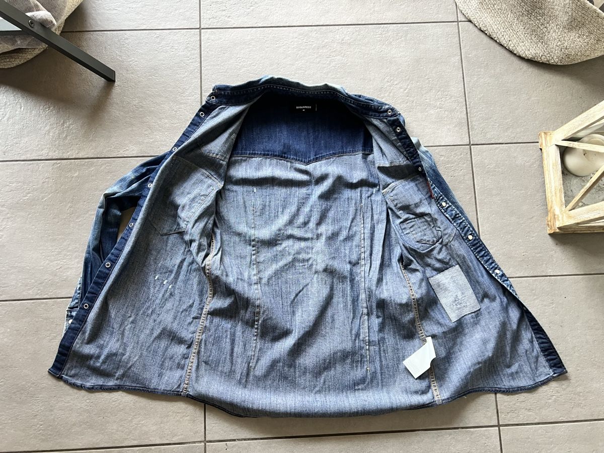 Dsquared2 Chemises: Dsquared2 camicia patch jeans uomo – D'occasion à Mendrisio par fly_9wzx 6