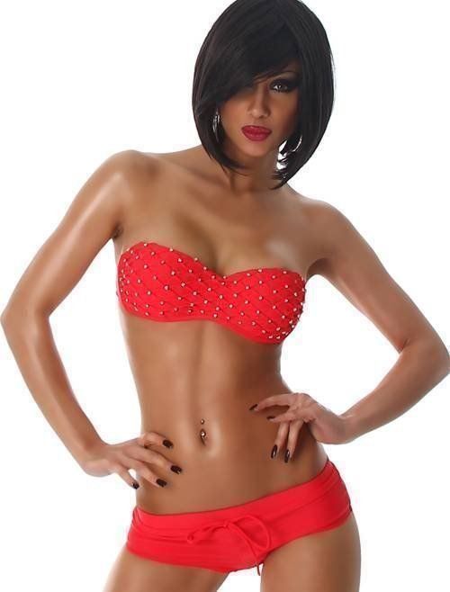 Costumi da bagno & Bikini: Bikini Extre rot Glitzersteine Grösse 34 – Difettoso da Eschenbach SG venduto da Peachick 1