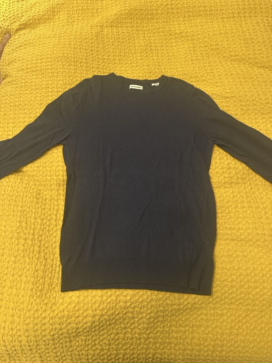Pullover & Sweatshirts: Pull bleu Jack and Jones – Gebraucht aus Genève von nil_2bf2