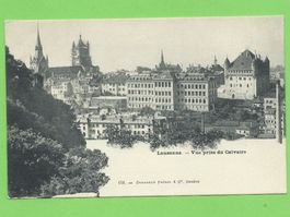 Lausanne, Vue prise du Calvaire