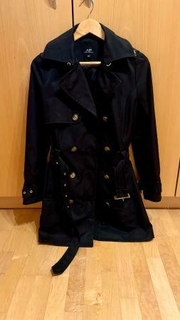 Trenchcoat schwarz von Avant Première in Grösse 38