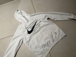 Nike Hoodie Weiss , Grösse M