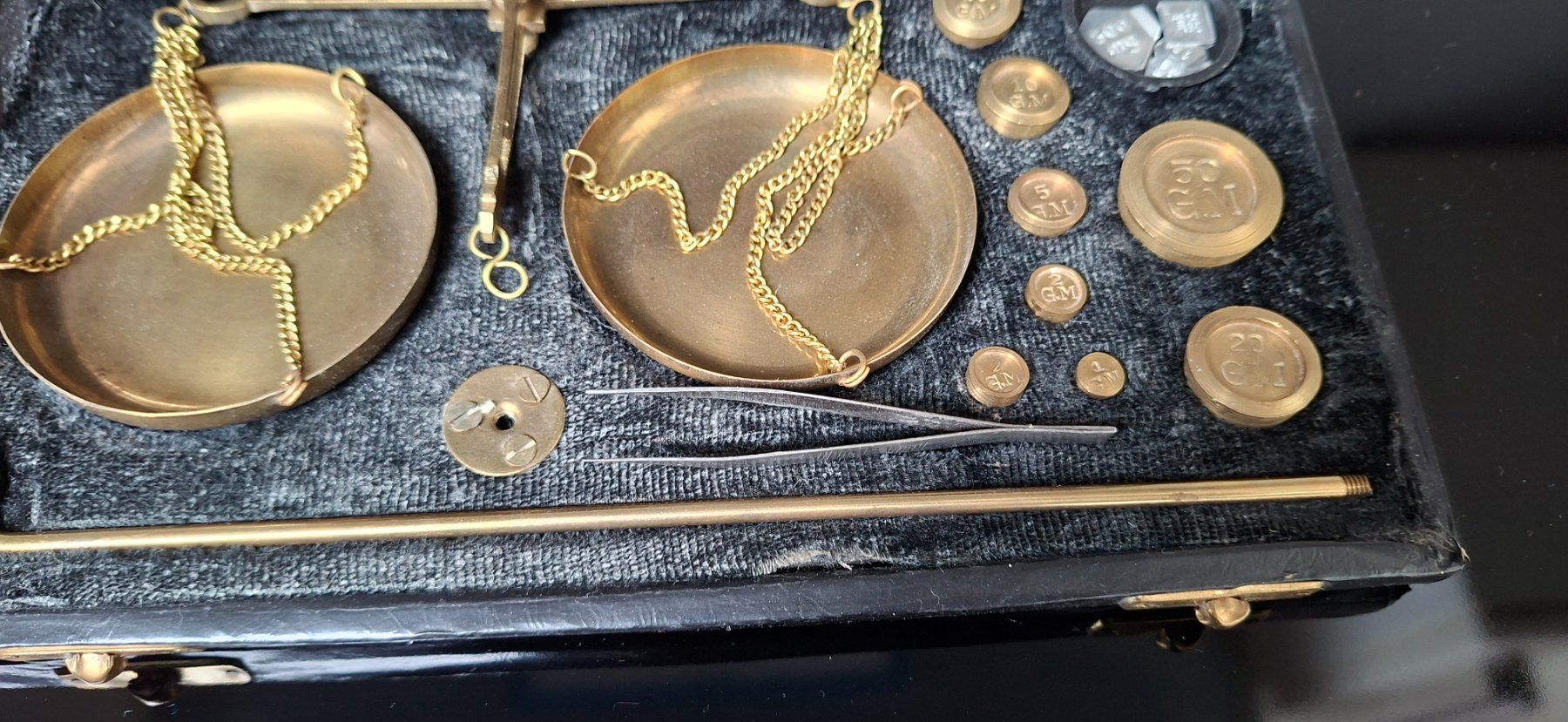 Bilance e pesi: Goldwaage in Box – Usato da Möhlin venduto da teddybaer8 3