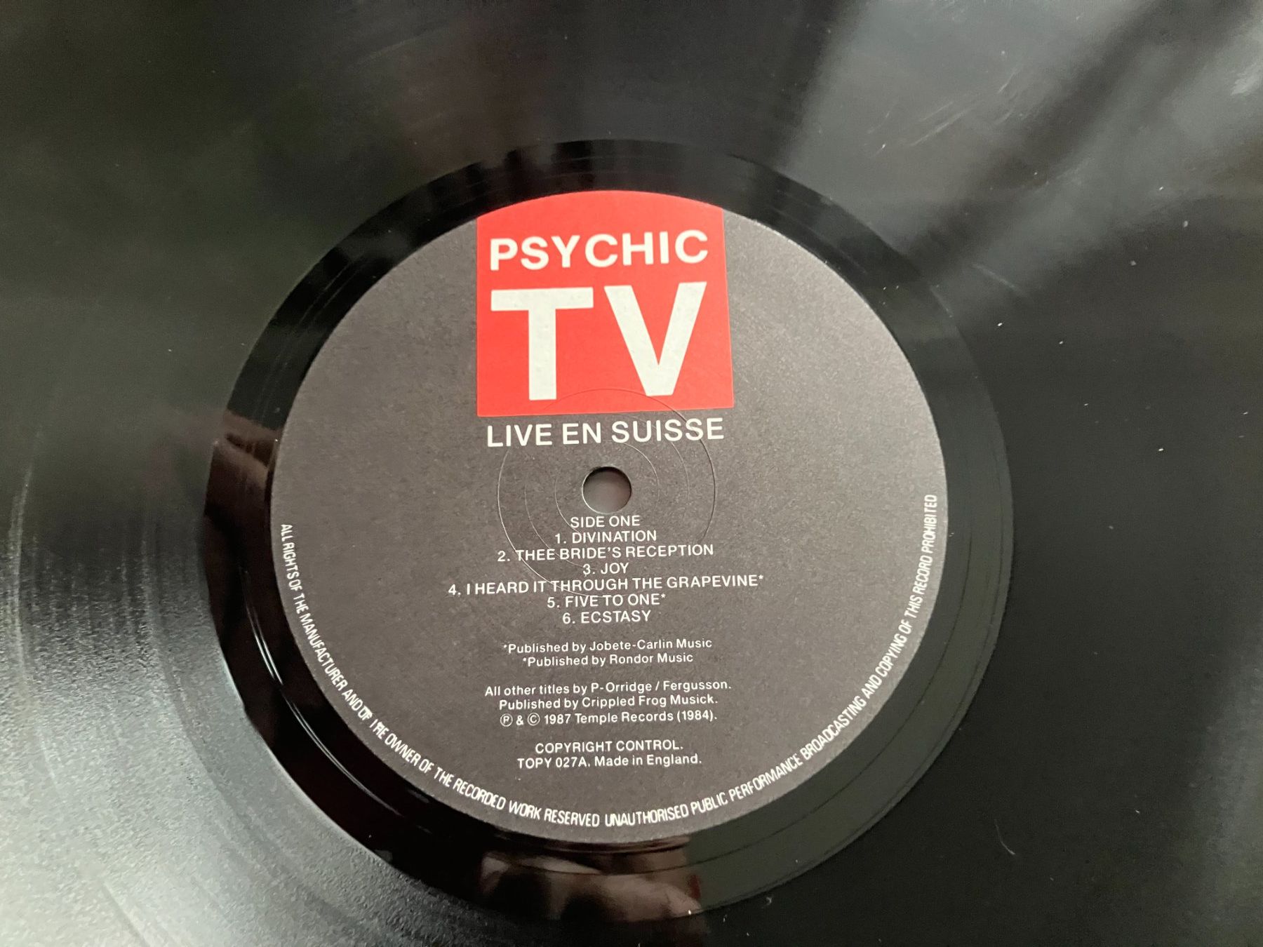 Dischi in vinile: Psychic TV – Usato da Aarwangen venduto da Jukebox3 6