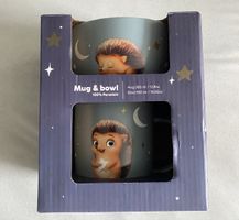 Mug und Schale Igel 100% Porzellan neu