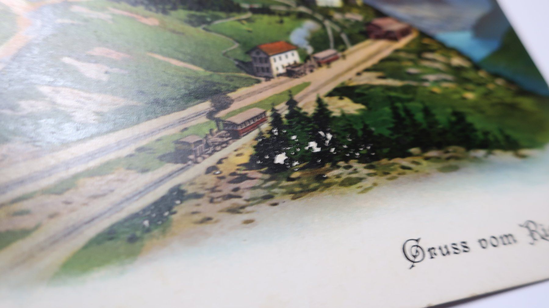Ansichtskarten: Gruss vom Rigi  N° 1668 – Defekt aus Cormoret von Pascalll2001 2