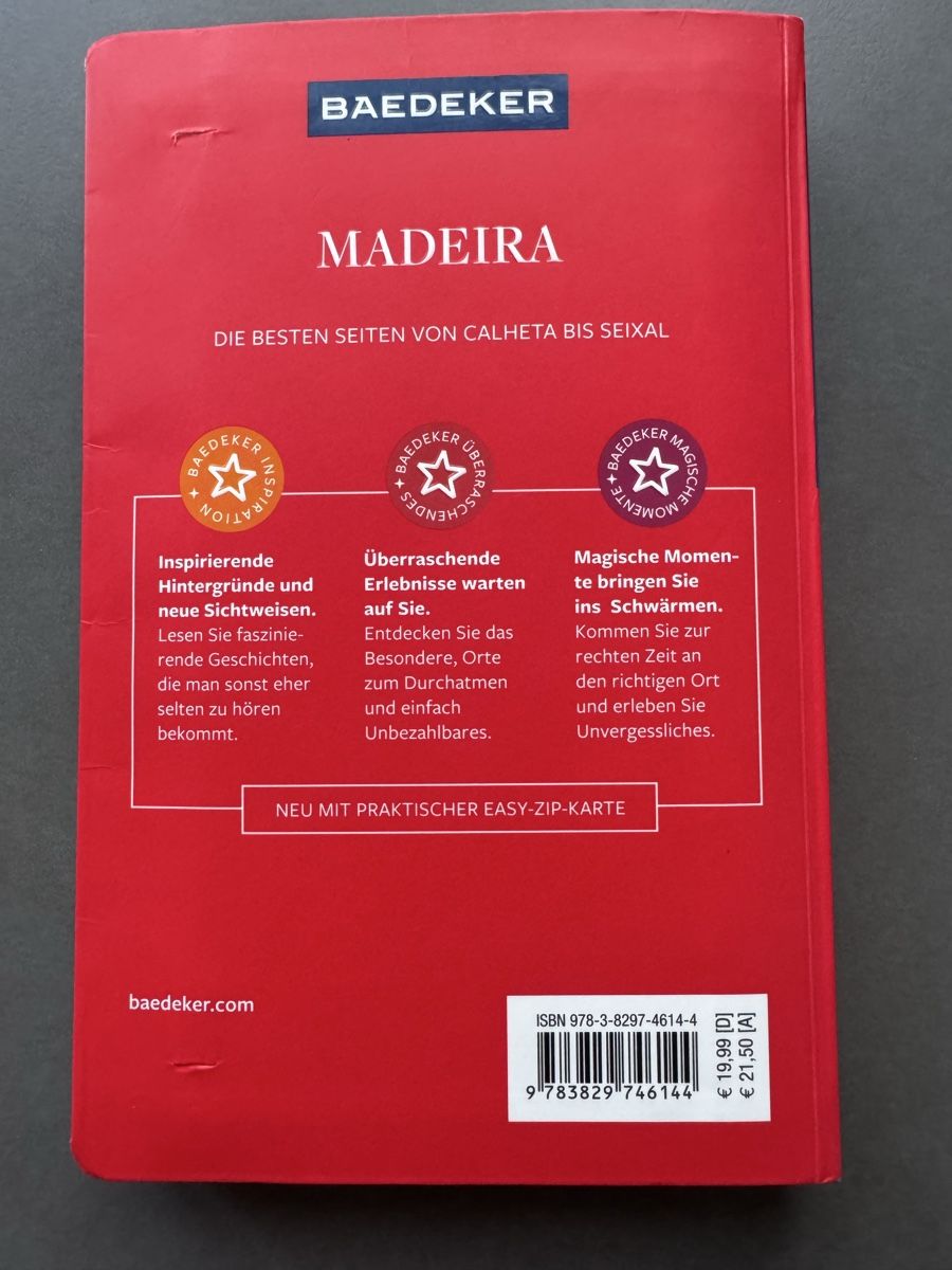 Libri: MADEIRA Reiseführer- Baedeker – Usato da Honau venduto da sainj 1