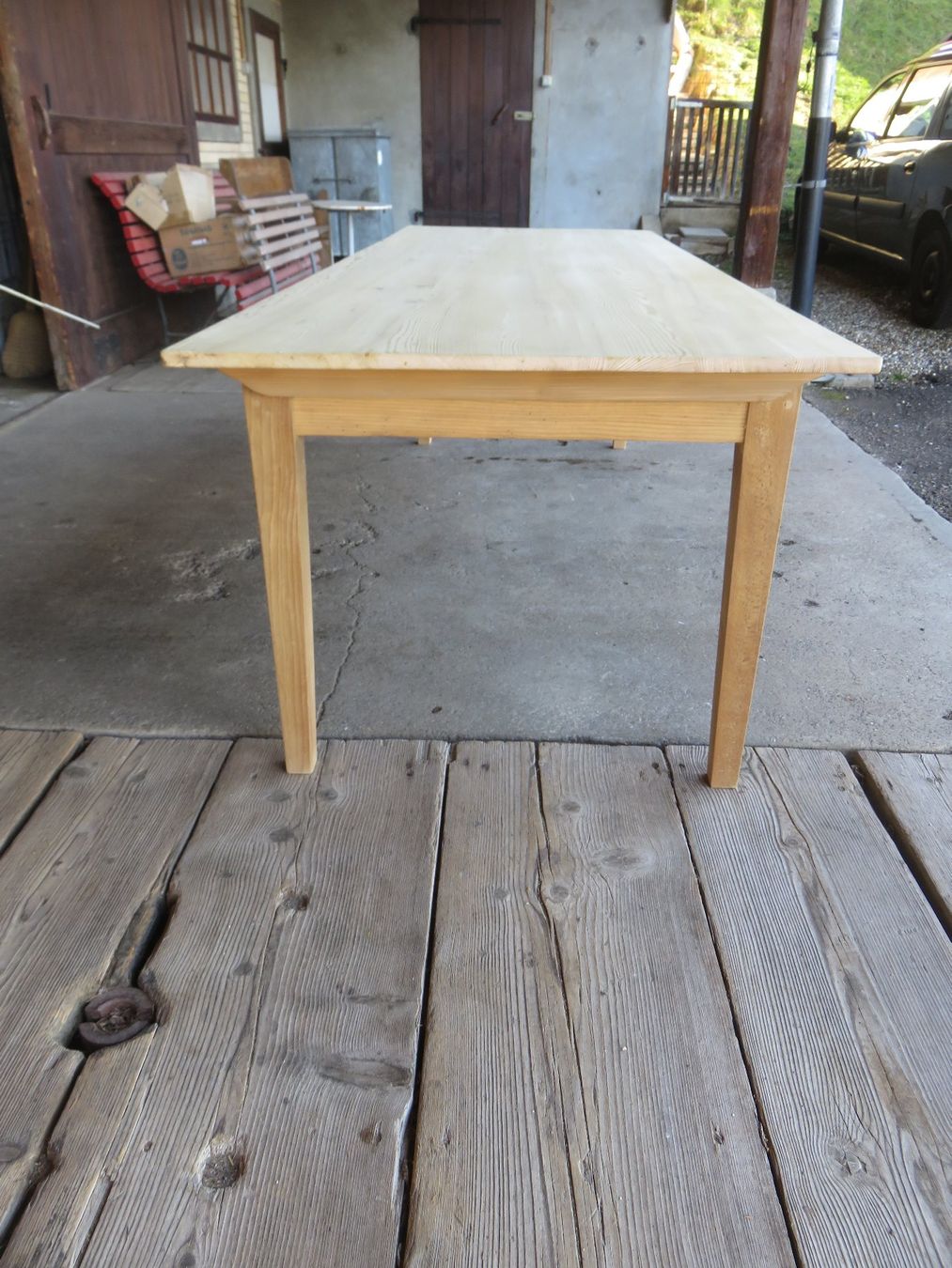 Tables: antiker Biedermeier Tannentisch 260cm – D'occasion à Ruswil par Mfladibus 6