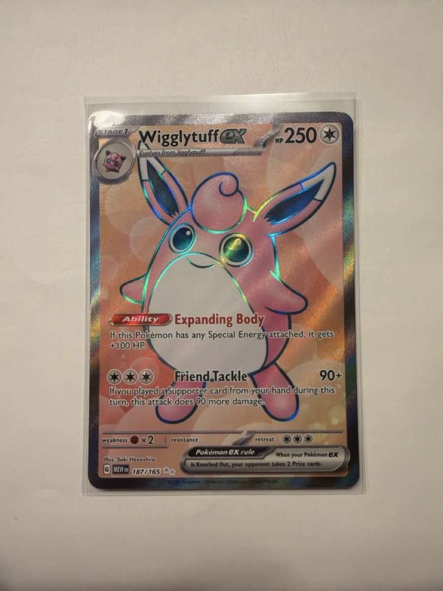 Pokémon Carte collezionabili: Wigglytuff ex Pokemon 151 – Nuovo (secondo la descrizione) da Näfels venduto da Faiden