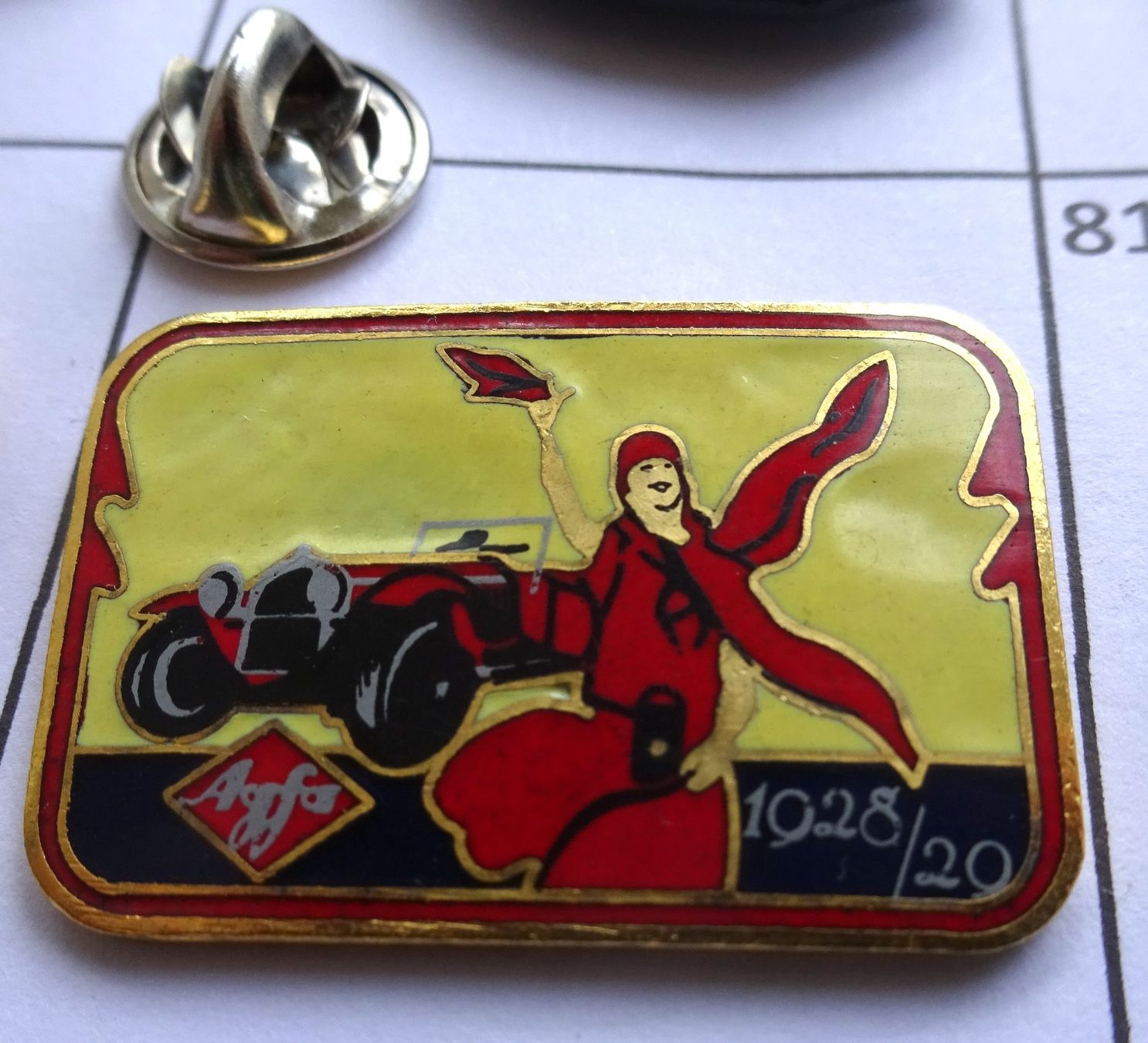 Placchette & Badge: Pin Agfa  1928  / 29  Auto – Usato da Utzenstorf venduto da BUtter81