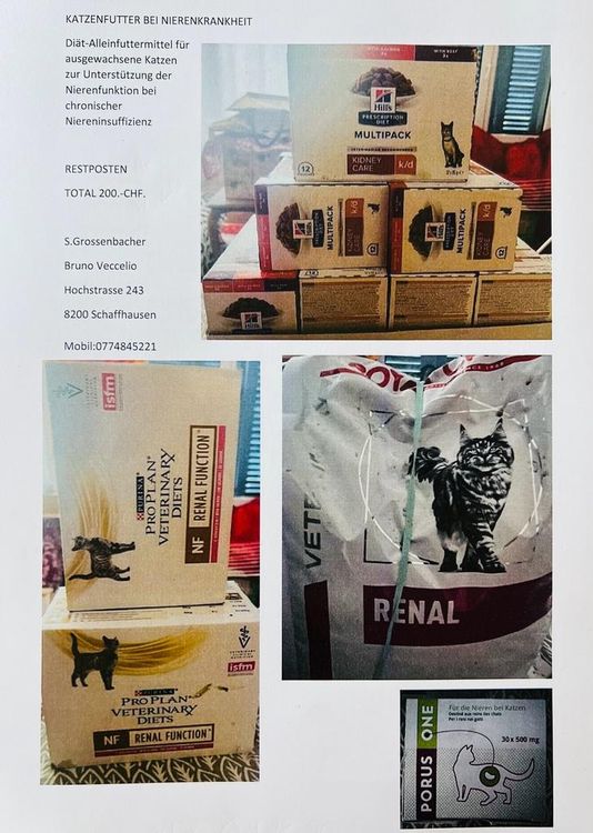Grosse Menge Katzenfutter Spezial | Kaufen auf Ricardo