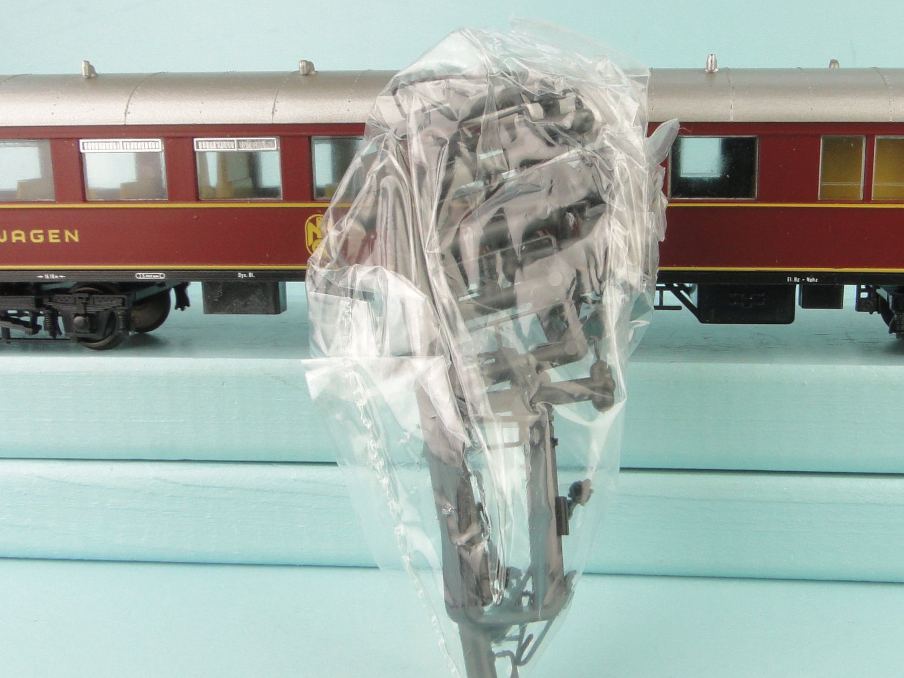 Liliput Modellini di ferrovie: Liliput 827 00 Speisewagen Mitropa – Usato da Bülach venduto da cann11 8