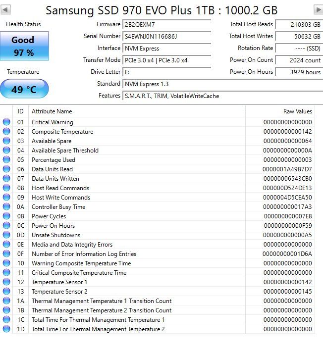 Samsung Dischi rigidi: Samsung 970 EVO Plus 1TB NVMe M.2 SSD – Usato da Glattbrugg venduto da vis_rsz8 1