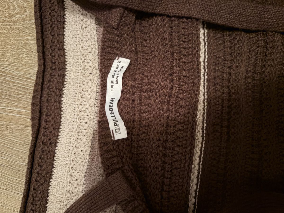 Pull&Bear Top: Damen Top Pull&Bear gestrickt braun gestreift Grösse M – Usato da Frenkendorf venduto da lrhggrty 1