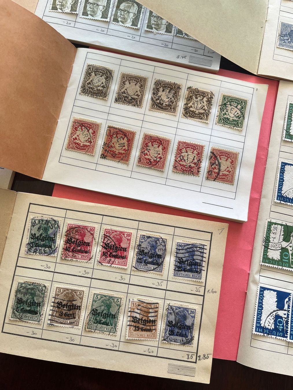 Alle Briefmarken: Alte Briefmarken Sammlung Deutschland – Gebraucht aus Stetten AG von Brissago25 3