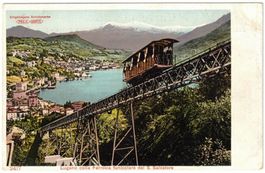 Lugano - Standseilbahn Monte San Salvatore