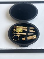 Maniküre Set Vergoldet mit Etui (S5)